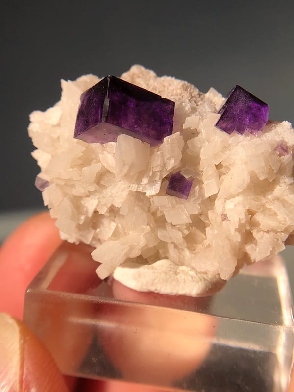 Fluorite from Xinjiang, China, individual mineral specimen view 2