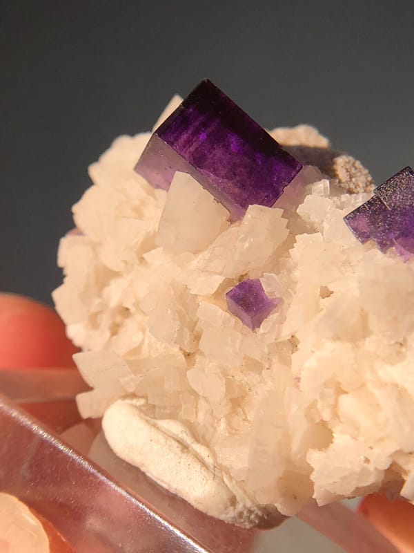 Fluorite from Xinjiang, China, individual mineral specimen view 5