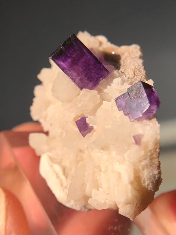 Fluorite from Xinjiang, China, individual mineral specimen view 6