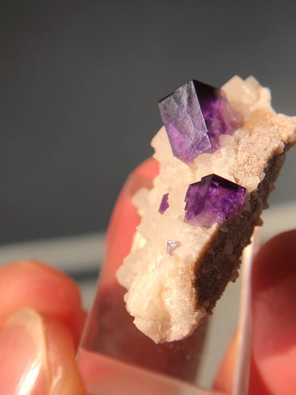 Fluorite from Xinjiang, China, individual mineral specimen view 7