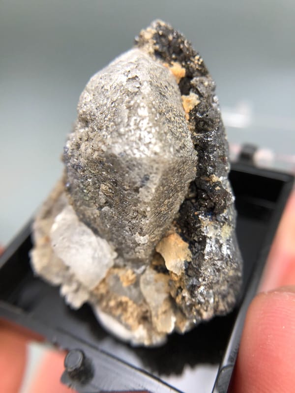 Scheelite from Inner Mongolia, China, individual mineral specimen view 2