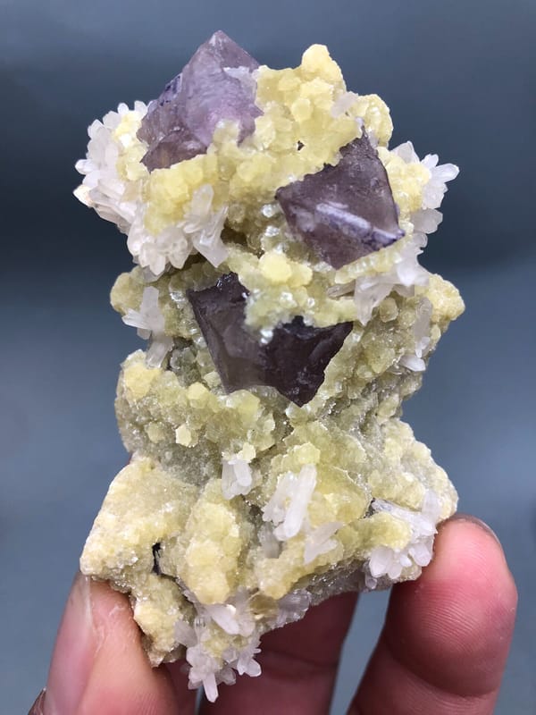 Fluorite from Inner Mongolia, China, individual mineral specimen view 1