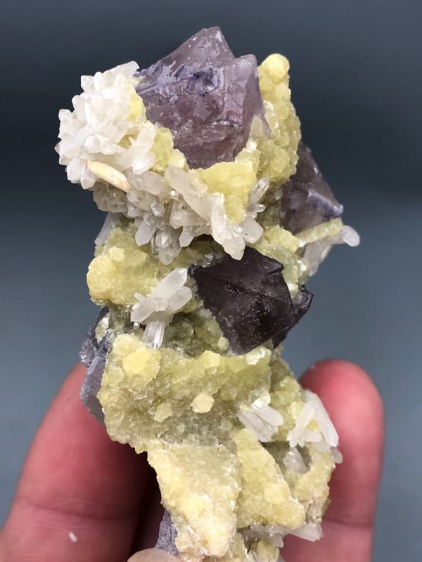 Fluorite from Inner Mongolia, China, individual mineral specimen view 5