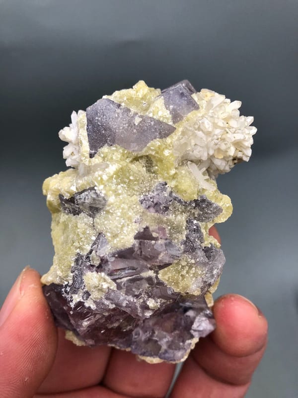 Fluorite from Inner Mongolia, China, individual mineral specimen view 9