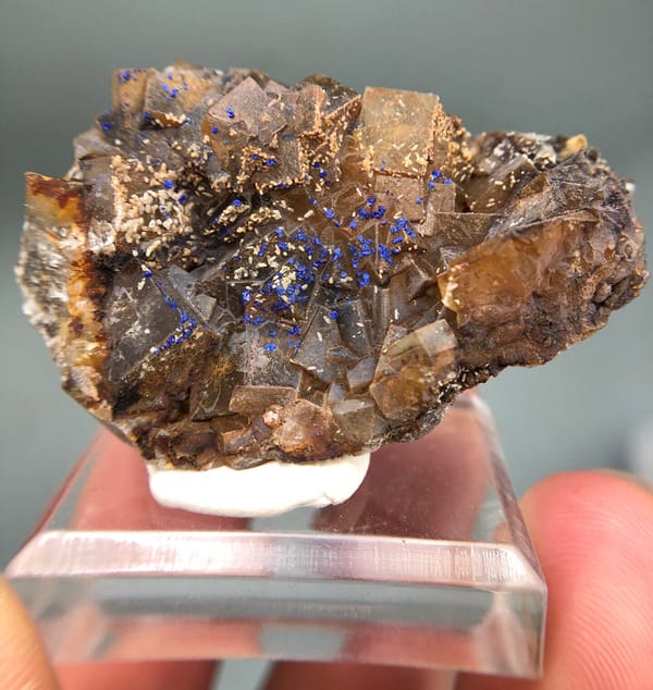 Fluorite from Yunnan, China, individual mineral specimen view 1