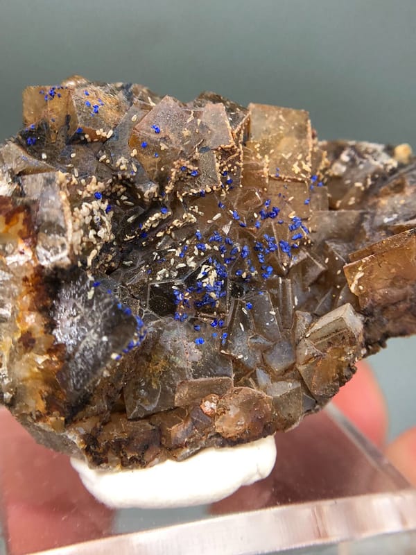 Fluorite from Yunnan, China, individual mineral specimen view 2