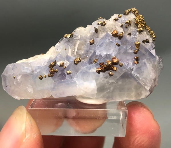 Chalcopyrite from Hunan, China, individual mineral specimen view 1