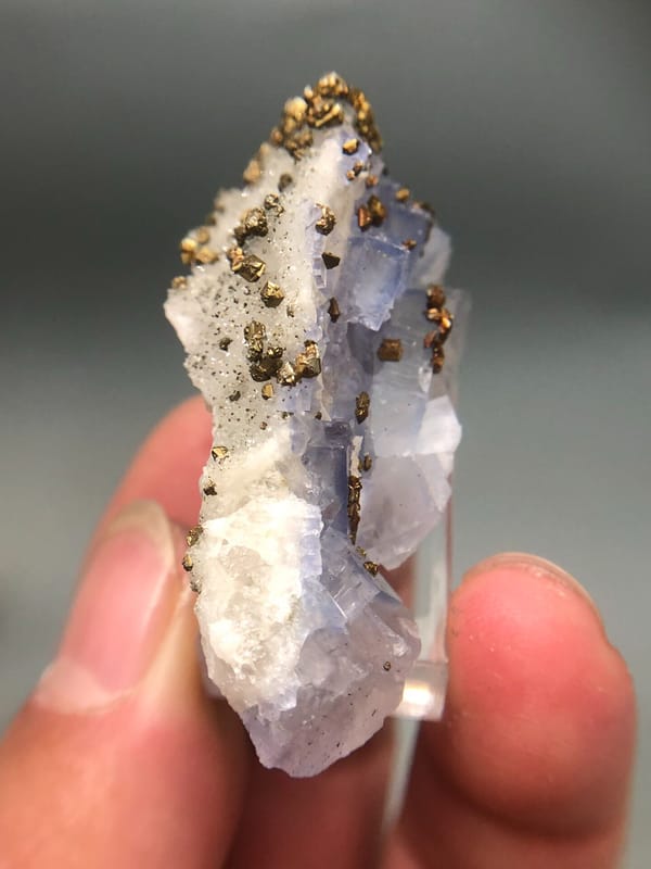 Chalcopyrite from Hunan, China, individual mineral specimen view 5