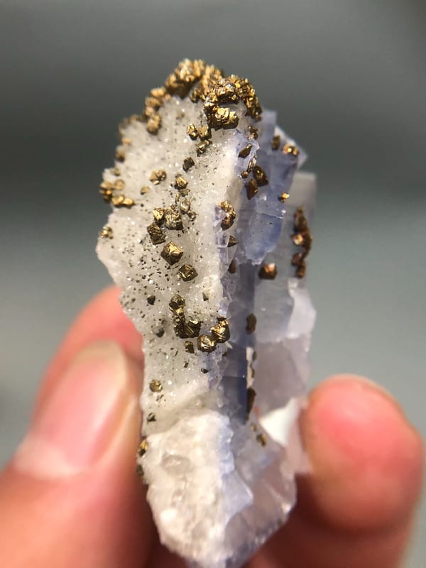 Chalcopyrite from Hunan, China, individual mineral specimen view 6