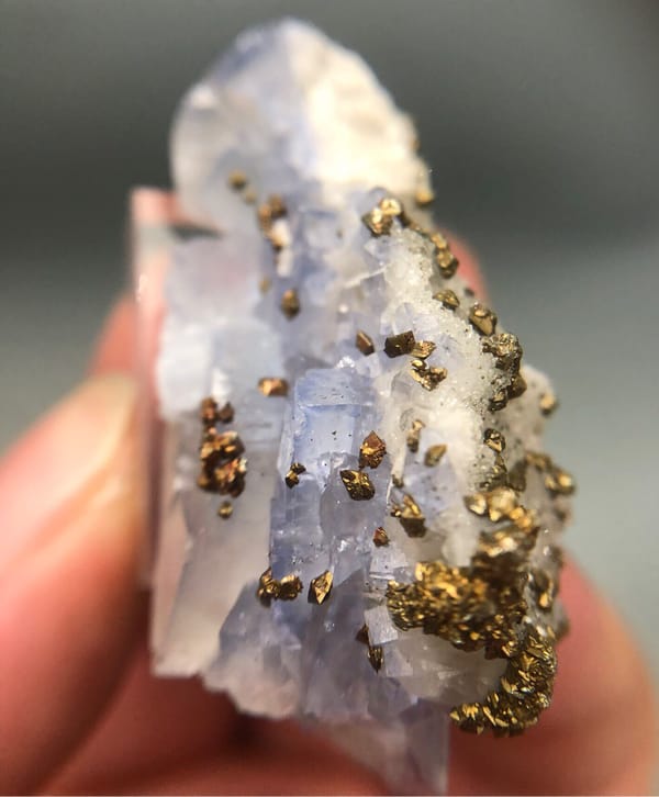 Chalcopyrite from Hunan, China, individual mineral specimen view 7