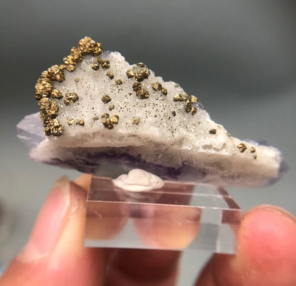 Chalcopyrite from Hunan, China, individual mineral specimen view 9