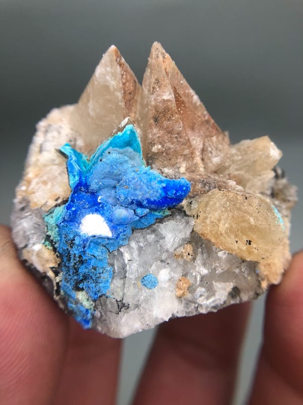 Calcite from Guizhou, China, individual mineral specimen view 1
