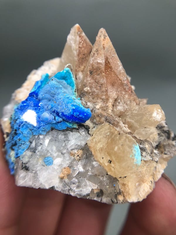 Calcite from Guizhou, China, individual mineral specimen view 2
