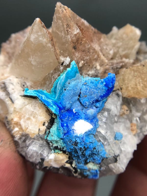 Calcite from Guizhou, China, individual mineral specimen view 5