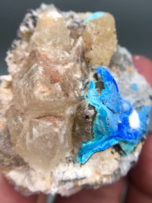 Calcite from Guizhou, China, individual mineral specimen view 6