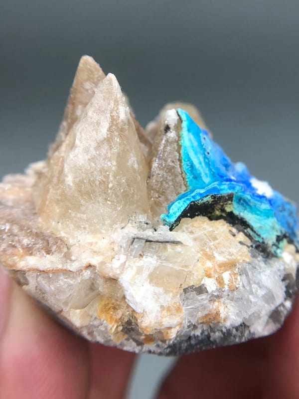 Calcite from Guizhou, China, individual mineral specimen view 7