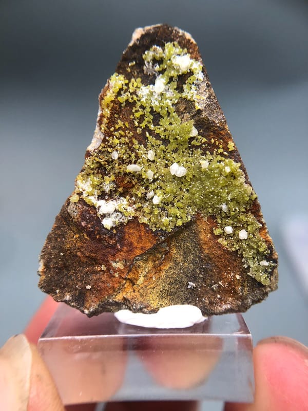 Cerussite from Guangxi, China, individual mineral specimen view 1