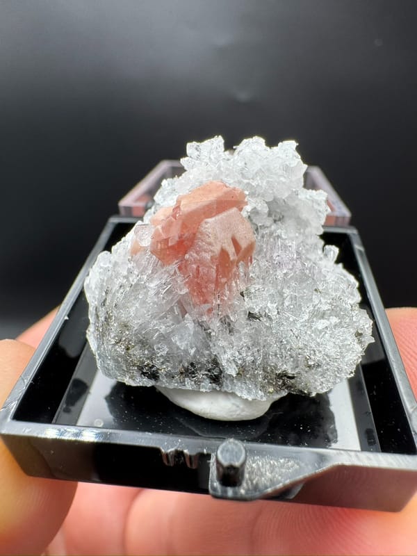 Rhodochrosite from Wuzhou, Guangxi, China, individual mineral specimen view 1