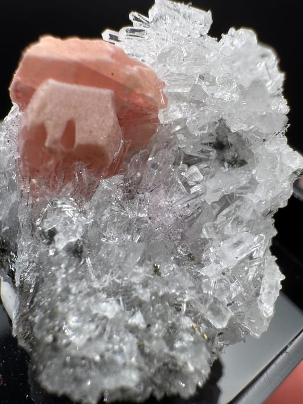 Rhodochrosite from Wuzhou, Guangxi, China, individual mineral specimen view 3