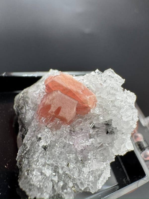 Rhodochrosite from Wuzhou, Guangxi, China, individual mineral specimen view 4