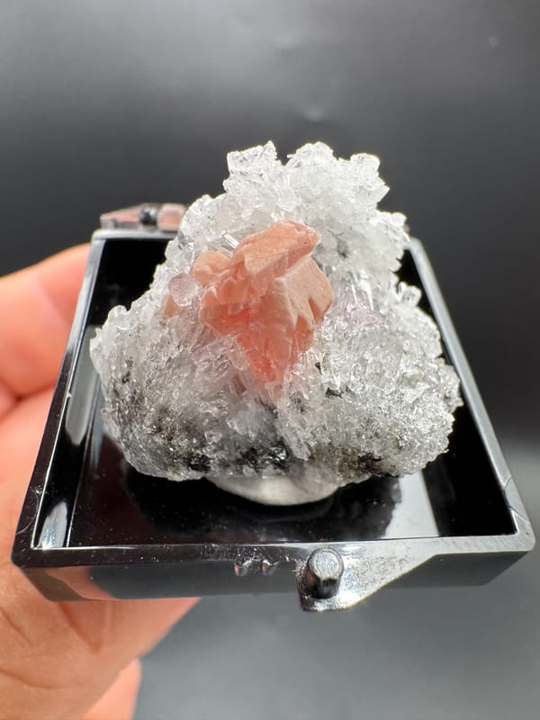 Rhodochrosite from Wuzhou, Guangxi, China, individual mineral specimen view 8