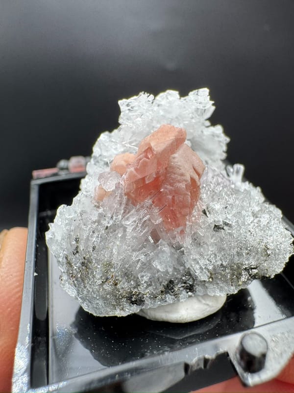 Rhodochrosite from Wuzhou, Guangxi, China, individual mineral specimen view 9