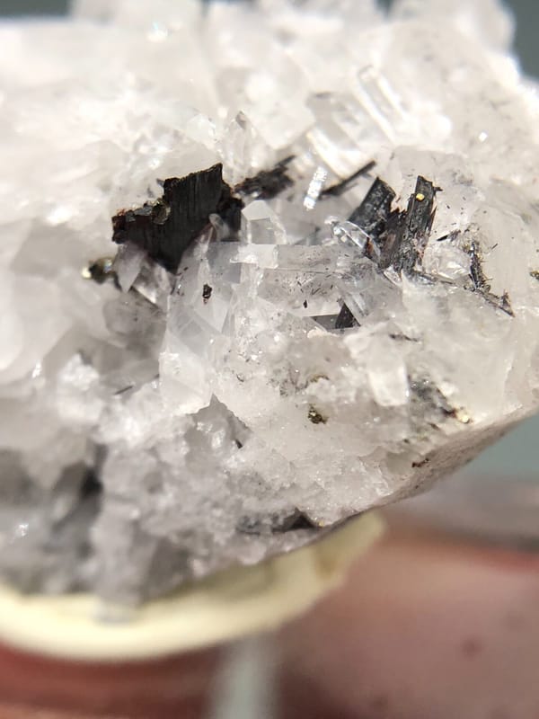 Hubnerite from Guangxi, China, individual mineral specimen view 3