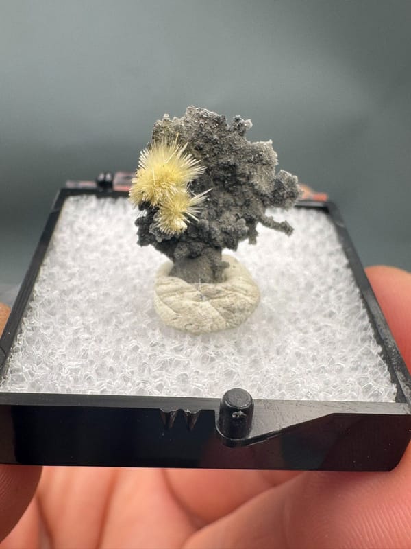 Stibiconite from Hunan, China, individual mineral specimen view 1