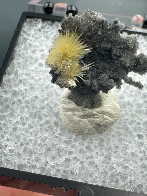 Stibiconite from Hunan, China, individual mineral specimen view 3