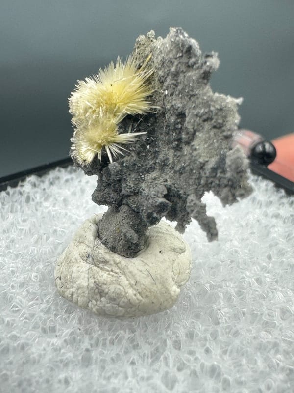 Stibiconite from Hunan, China, individual mineral specimen view 4