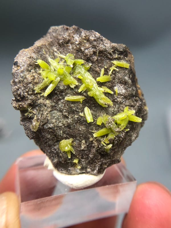 Pyromorphite from Guangxi, China, individual mineral specimen view 2