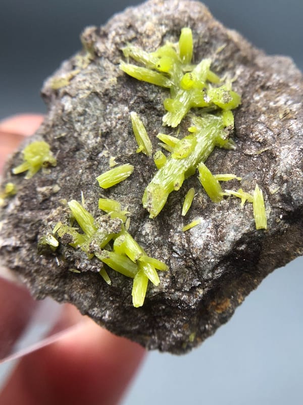 Pyromorphite from Guangxi, China, individual mineral specimen view 7