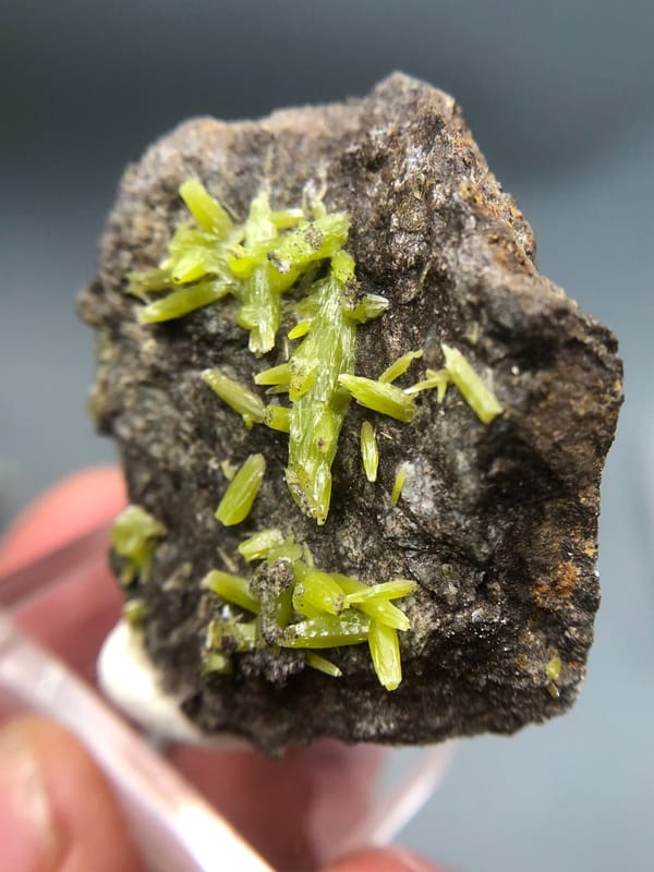 Pyromorphite from Guangxi, China, individual mineral specimen view 8