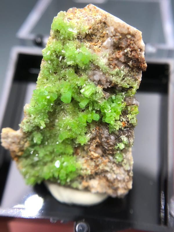 Pyromorphite from Guilin, Guangxi, China, individual mineral specimen view 5