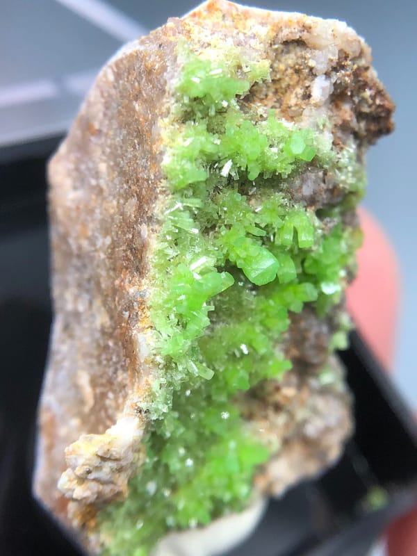 Pyromorphite from Guilin, Guangxi, China, individual mineral specimen view 7