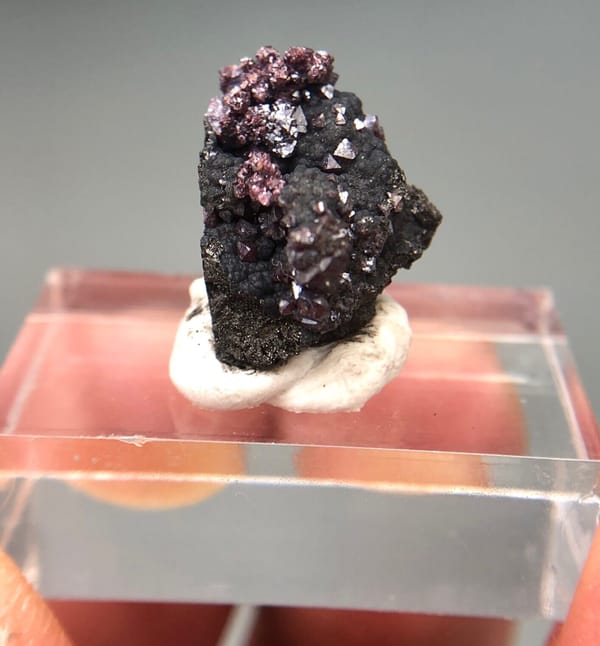 Cuprite from Anhui, China, individual mineral specimen view 1