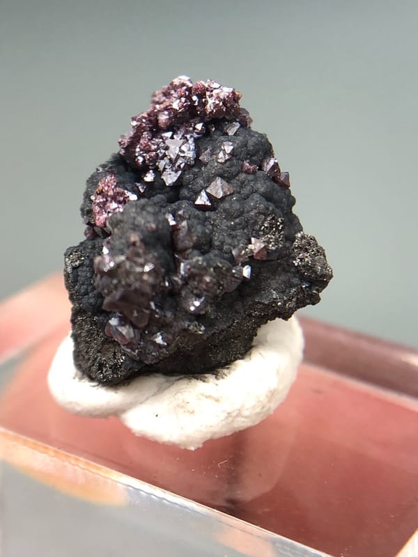 Cuprite from Anhui, China, individual mineral specimen view 3