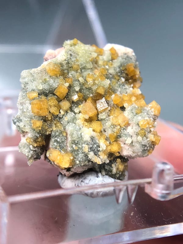 Chabazite from Fujian, China, individual mineral specimen view 2