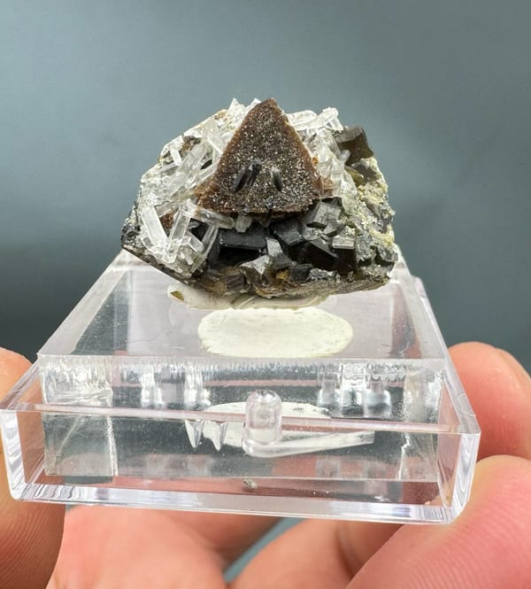 Helvine from Inner Mongolia, China, individual mineral specimen view 1