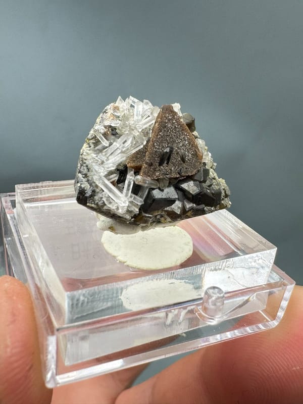 Helvine from Inner Mongolia, China, individual mineral specimen view 2