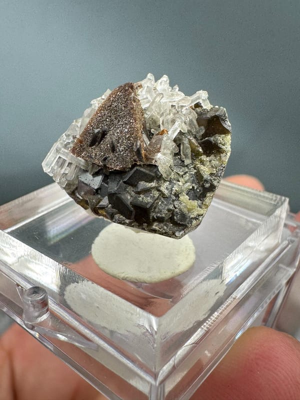Helvine from Inner Mongolia, China, individual mineral specimen view 3