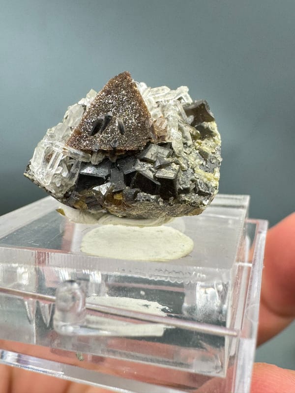 Helvine from Inner Mongolia, China, individual mineral specimen view 4