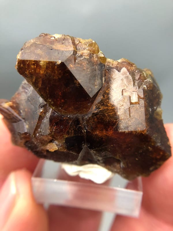 Vesuvianite from Handan, Hebei, China, individual mineral specimen view 4