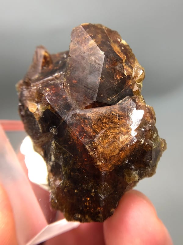 Vesuvianite from Handan, Hebei, China, individual mineral specimen view 5