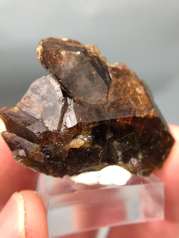 Vesuvianite from Handan, Hebei, China, individual mineral specimen view 6