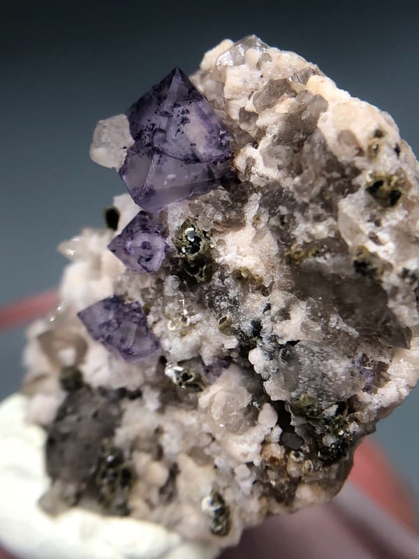 Fluorite from Fujian, China, individual mineral specimen view 7