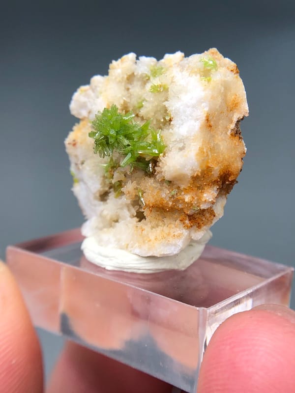 Pyromorphite from Guilin, Guangxi, China, individual mineral specimen view 2