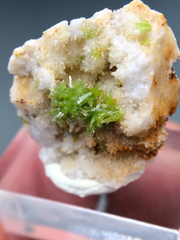 Pyromorphite from Guilin, Guangxi, China, individual mineral specimen view 4