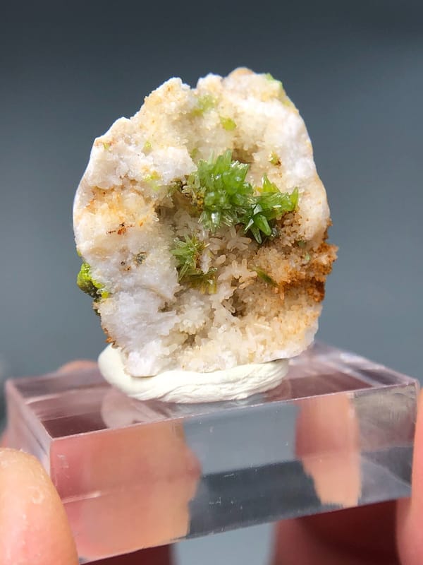 Pyromorphite from Guilin, Guangxi, China, individual mineral specimen view 5