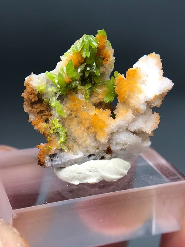 Pyromorphite from Guangxi, China, individual mineral specimen view 1
